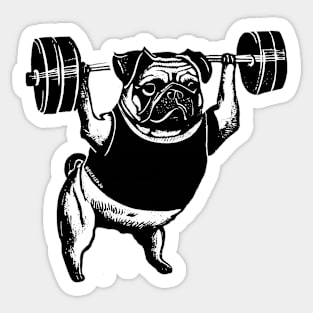 Weightlifting Pub Sticker